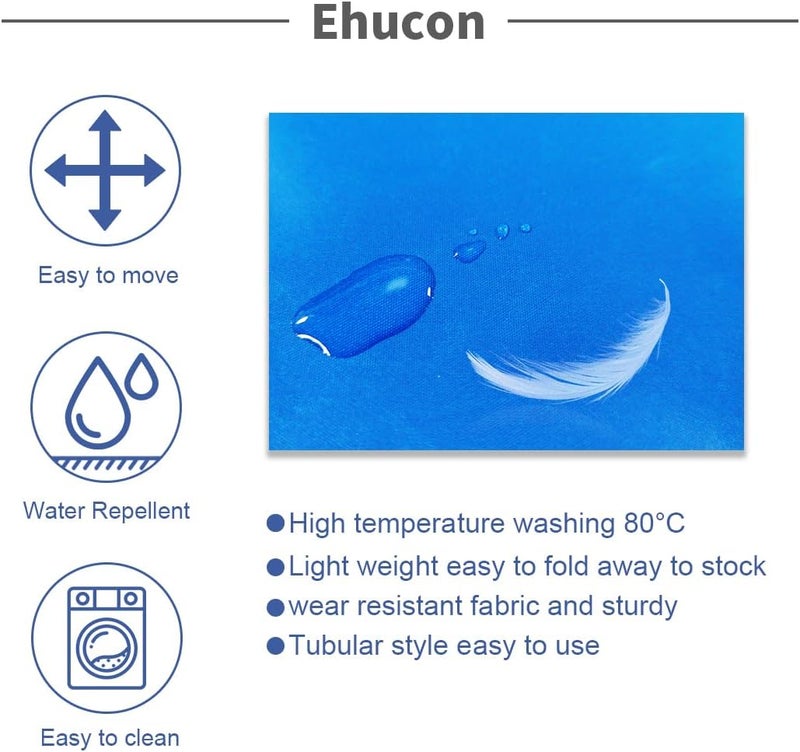 Ehucon ورقة انزلاق لنقل المرضى بتصميم أنبوبي، قابلة للغسل وإعادة الاستخدام لنقل كبار السن بأمان، لنقل المرضى طريحي الفراش من السرير، السيارة، الكرسي المتحرك، المستشفى أو الرعاية المنزلية (15.7" × 23.6") - Image 2